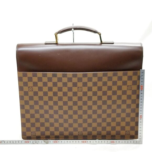 Authentic Louis Vuitton LV Business Bag Altona GM Brown Damier mn715-112525 - Picture 2 of 16